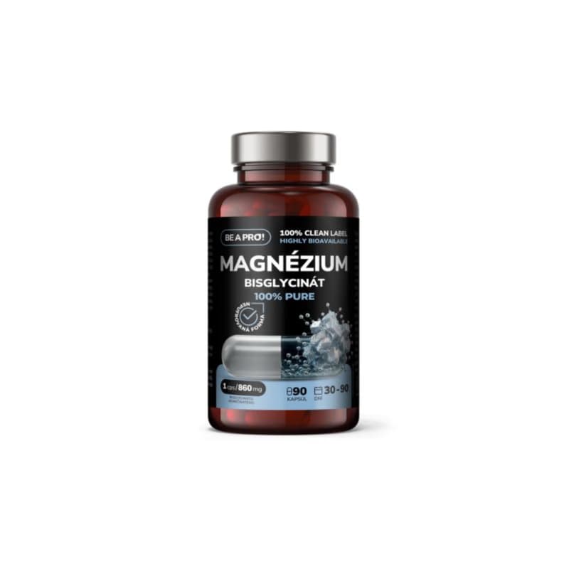BE A PRO! Magnézium bisglycinát 100% pure 90 kapsúl