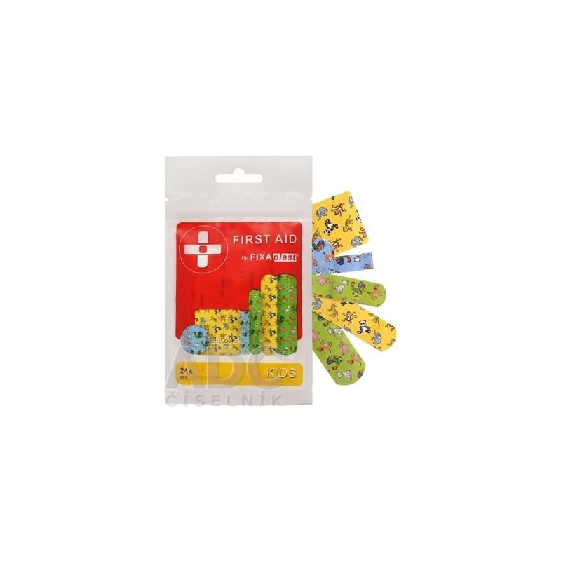 FIXAplast FIRST AID KIDS detská náplasť MIX 24 1