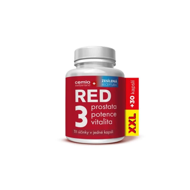 CEMIO Red3 XXL zosilnená receptúra 120 kapsúl