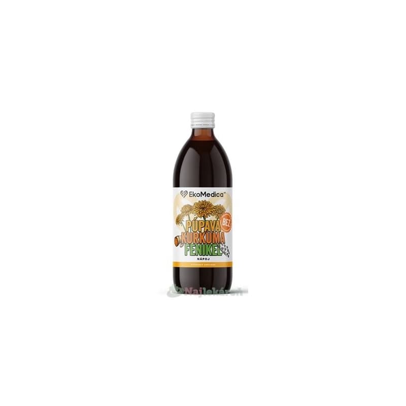 EKOMEDICA SK Púpava kurkuma fenikel nápoj 500 ml 1