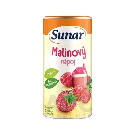 SUNAR Rozpustný nápoj malinový 200 g