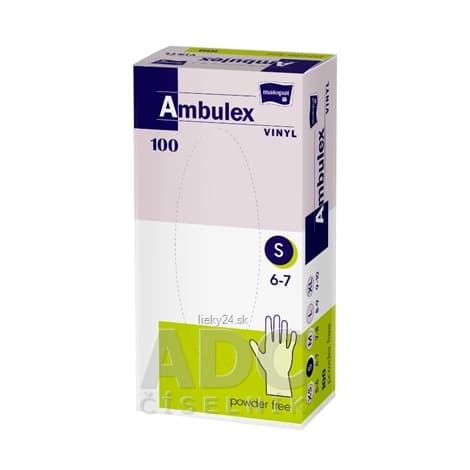 Ambulex rukavice VINYL S 100 ks