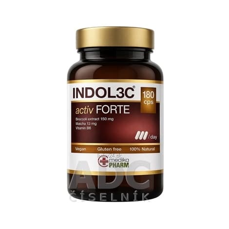 INDOL3C ACTIV FORTE 180 kapsúl 1