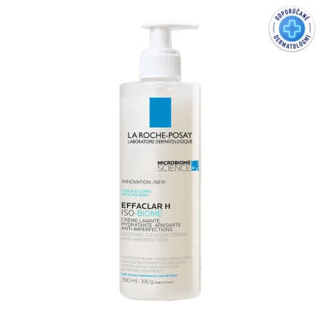 LA ROCHE-POSAY Effaclar H iso-biome čistiaci krém s pumpičkou 390 ml