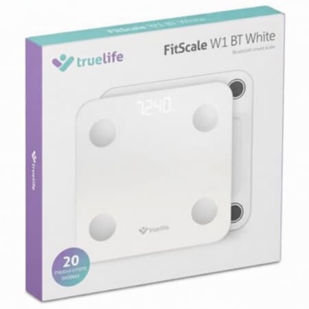 TRUELIFE FitScale W1 BT inteligentná váha biela 1 ks