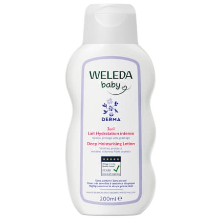 WELEDA Baby 3v1 derma hydratačné mlieko 200 ml 1
