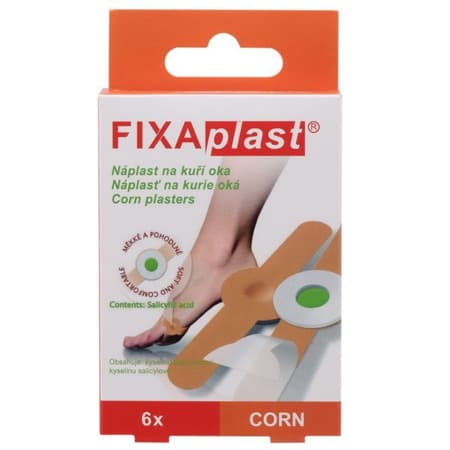 FIXAPLAST Corn náplasť na kurie oká 6 kusov