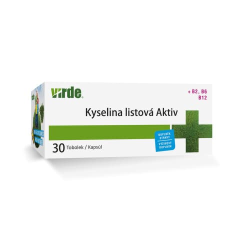 VIRDE Kyselina listová aktiv 30 tabliet 1