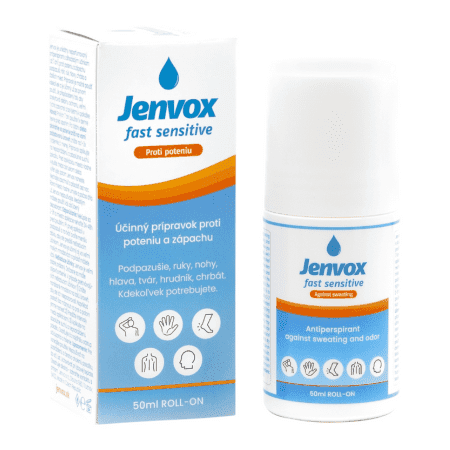 JENVOX Fast sensitive Proti poteniu roll-on antiperspirant 50 ml
