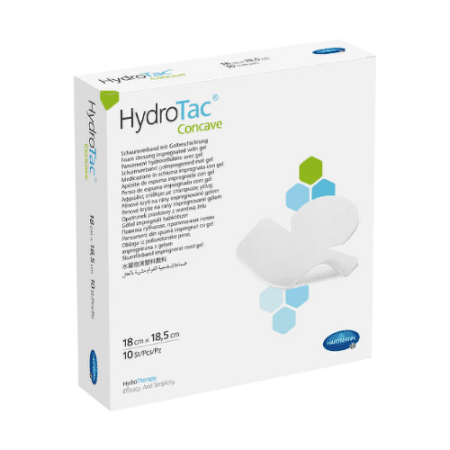 HYDROTAC Concave krytie na rany penové hydropol impregnované gélom 18 x 18,5 cm 10 ks 1