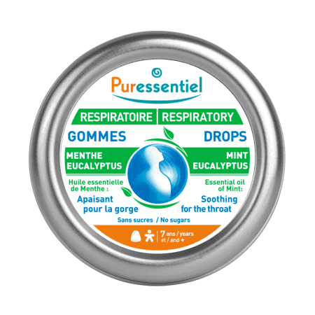 PURESSENTIEL Gumové pastilky na upokojenie hrdla 45 g 1