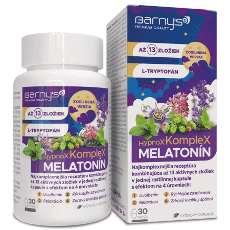BARNY´S Hypnox Komplex melatonín 30 kapsúl 1