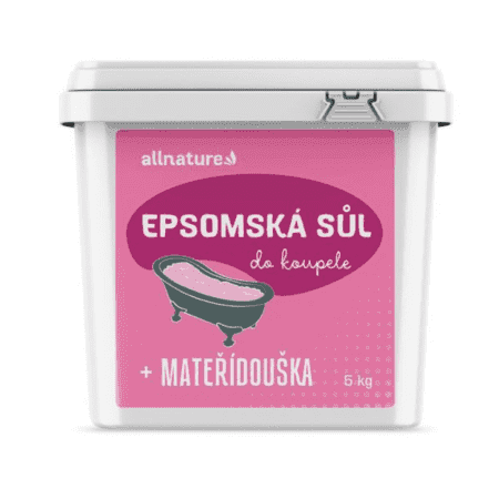 ALLNATURE Epsomská soľ do kúpeľa materina dúška 5 kg