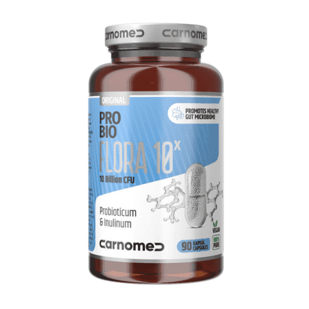 CARNOMED Probio flora 10 kmeňov 90 kapsúl