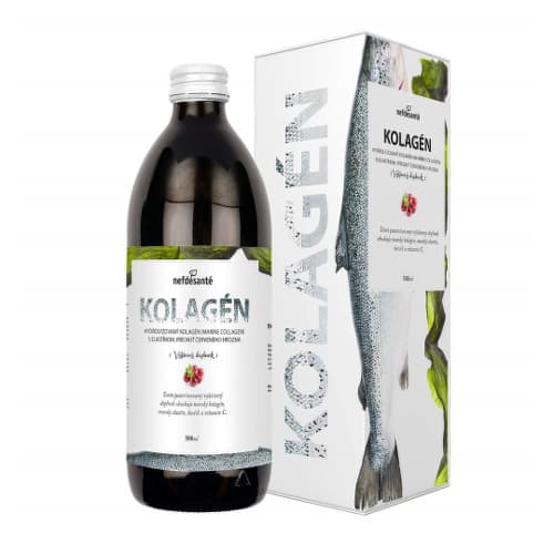 NEFDESANTÉ Kolagén s elastínom príchuť červeného hrozna 500 ml 1