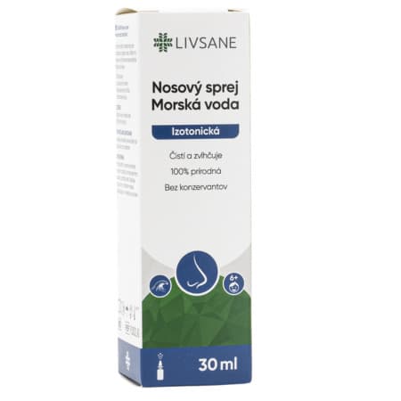 LIVSANE Morská voda izotonická nosový sprej 30 ml