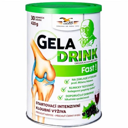 GELADRINK Fast práškový nápoj príchuť čierne ríbezle 420 g 1