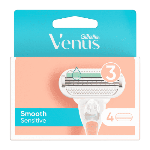 GILLETTE Venus smooth sensitive náhradné hlavice 4 ks 1