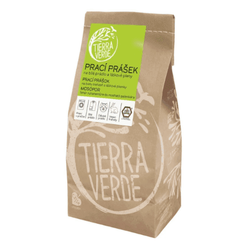 TIERRA VERDE Prací prášok biela bielizeň a plienky 850 g 1