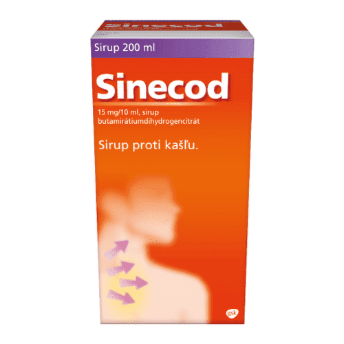 SINECOD Sirup proti suchému a dráždivému kašľu 200 ml 1