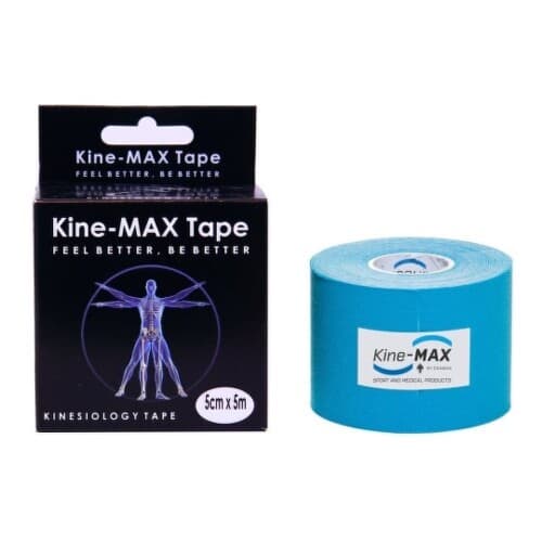 KINE-MAX Classic kinesiology tape modrá 5 cm x 5 m 1 kus 1