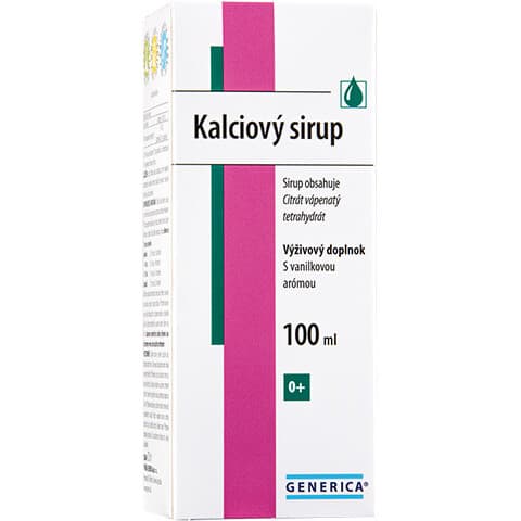 GENERICA Kalciový sirup 100 ml 1