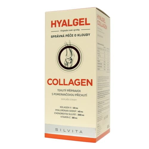HYALGEL Collagen sirup s pomarančovou príchuťou 500 ml 1