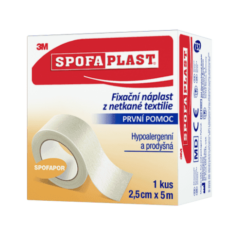 3M Spofaplast č.732 fixačná náplasť  2,5 cm x 5 m 1 kus 1