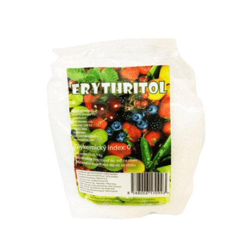 NAJTELO Erythritol ovocný cukor 500 g 1