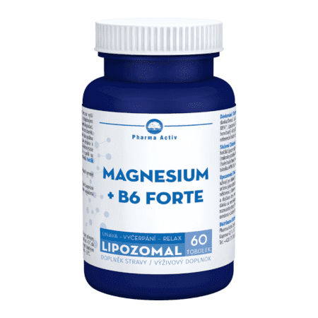PHARMA ACTIV Lipozomal magnesium + B6 forte 60 kapsúl 1