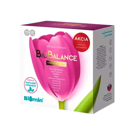 BIOMIN Biobalance menopause akcia 180 kapsúl