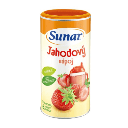 SUNAR Rozpustný nápoj jahodový 200 g 1