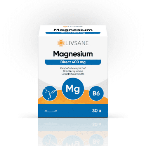 LIVSANE Magnézium direct 400 mg grapefruit 30 ks