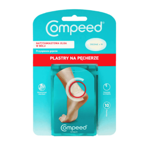 COMPEED náplasť na pľuzgiere stredná gélová 10 ks 1