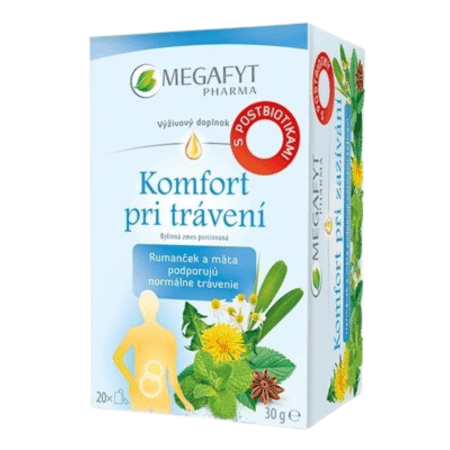 MEGAFYT Komfort pri trávení bylinná zmes 20 x 1,5 g 1