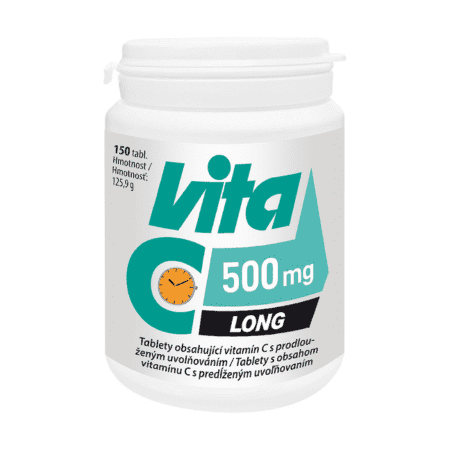 VITABALANS Vita C long 500 mg 150 tabliet