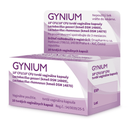 GYNIUM 10 vaginálnych kapsúl 1