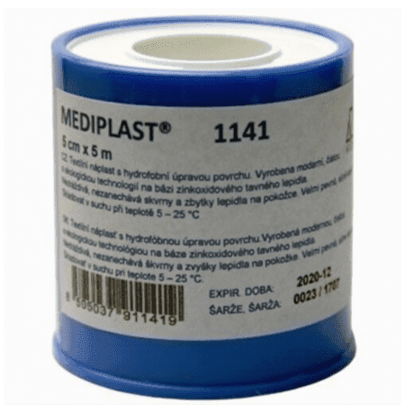 MEDIPLAST/134/ 5CMX5M CIEVKA S KRYT 1ks
