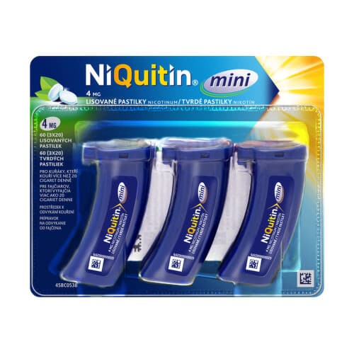 NIQUITIN Mini 4 mg 60 pastiliek 1