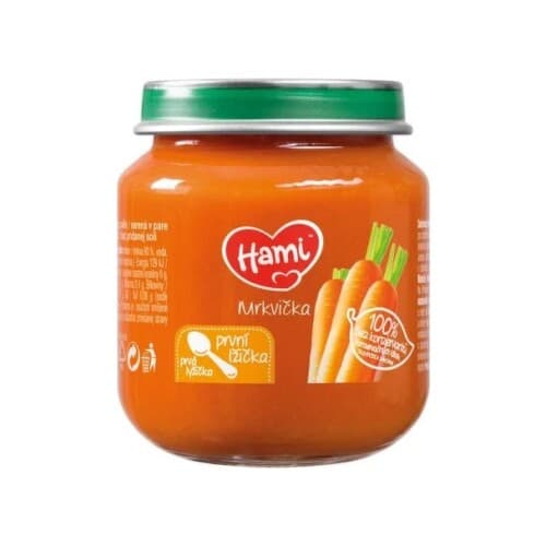 HAMI Zeleninový príkrm mrkvička 125 g 1