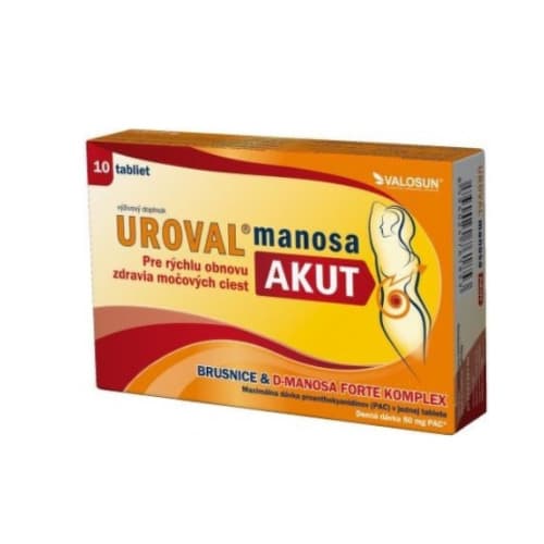 WALMARK Uroval manosa akut 10 tabliet 1