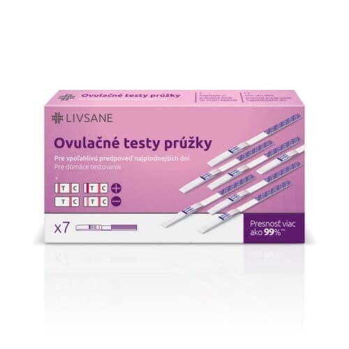 LIVSANE Ovulačný test prúžky 7 ks 1