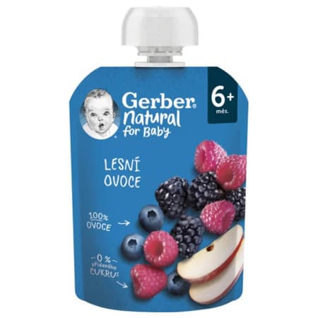 GERBER Natural kapsička príchuť lesné ovocie 90 g 1