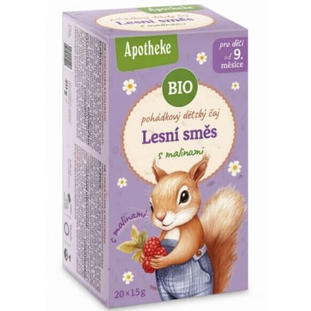 APOTHEKE Rozprávka lesná zmes s malinami BIO 20 x 1,5 g 1