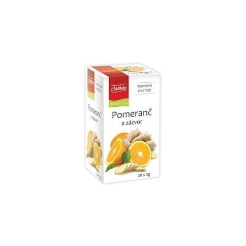 APOTHEKE Premier selection čaj pomaranč a zázvor 20 x 2g