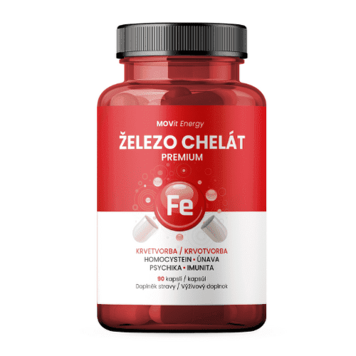 MOVIT Železo chelát premium 90 kapsúl 1