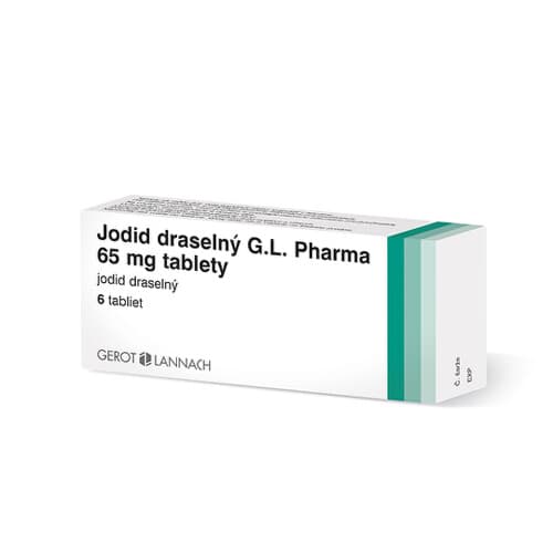 JODID Draselný G.L. Pharma 65 mg 6 tabliet 1