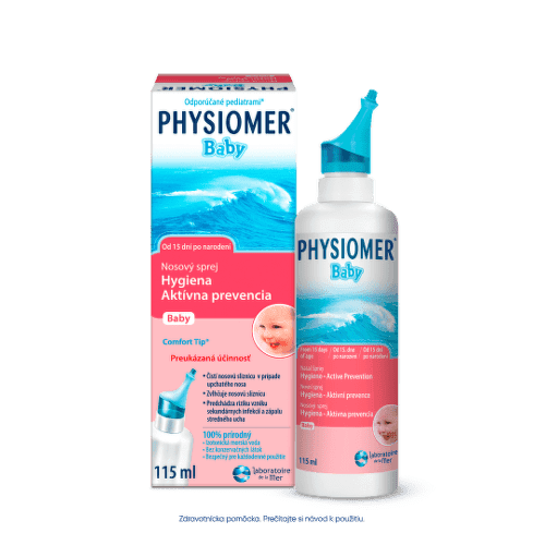 PHYSIOMER Baby nosový sprej izotonický 115 ml