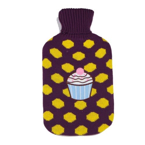 DEPAN Termofor ohrievacia fľaša s pleteným obalom muffin 1 ks 1