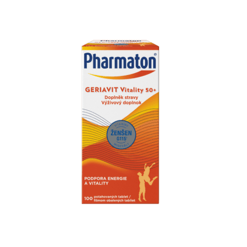 PHARMATON Geriavit vitality (50+) 100 tabliet